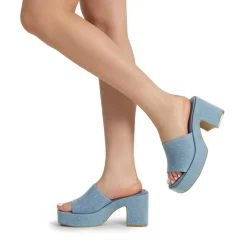 Slip On Chunky Platform Slide Sandals