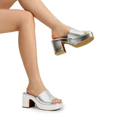 Slip On Chunky Platform Slide Sandals