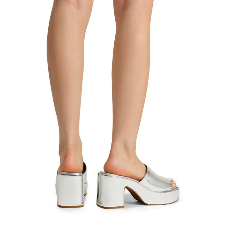 Slip On Chunky Platform Slide Sandals