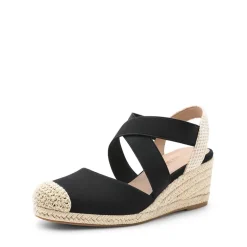 Slip-on Cushioned Wedge Sandals