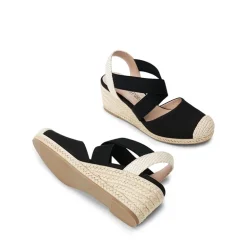 Slip-on Cushioned Wedge Sandals
