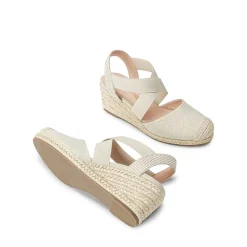 Slip-on Cushioned Wedge Sandals