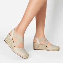 Slip-on Cushioned Wedge Sandals