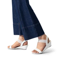Slip on Elastic Strap Wedge Sandals