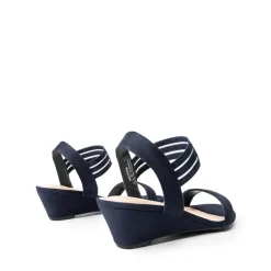 Slip on Elastic Strap Wedge Sandals