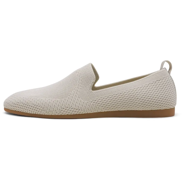 Slip-On Round Toe Knitted Flats