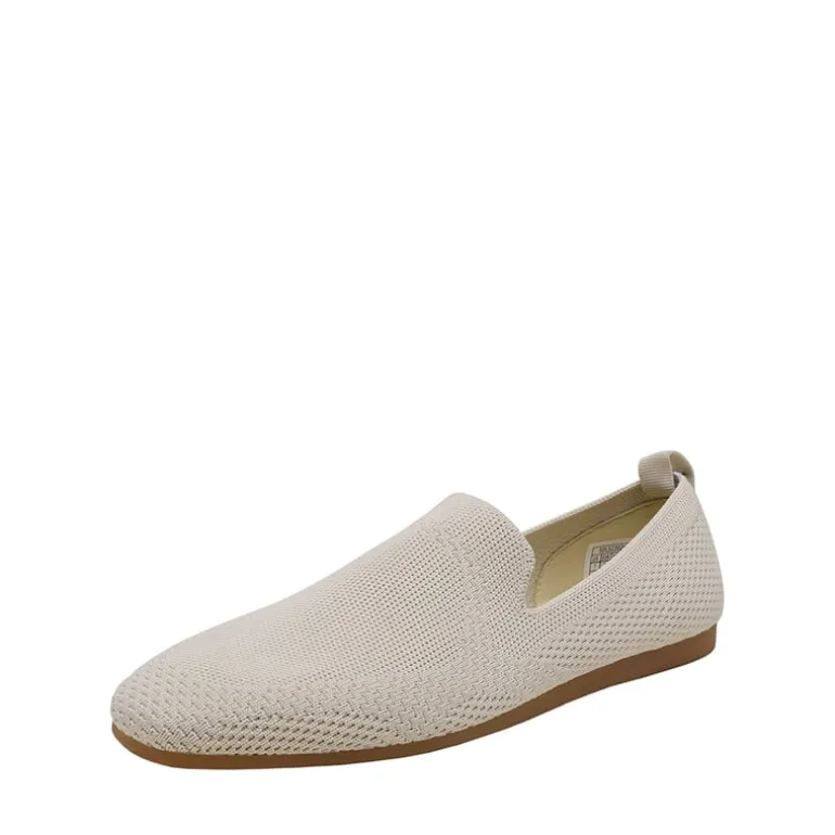 Slip-On Round Toe Knitted Flats