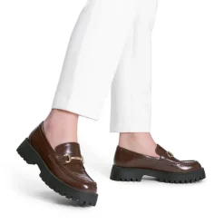 Slip Resistant Platform Chunky Penny Loafers