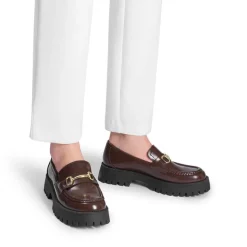 Slip Resistant Platform Chunky Penny Loafers