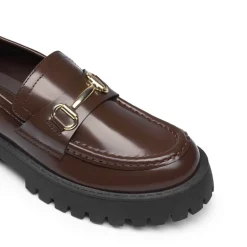 Slip Resistant Platform Chunky Penny Loafers
