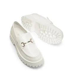Slip Resistant Platform Chunky Penny Loafers