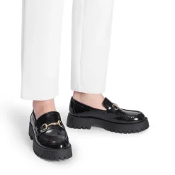 Slip Resistant Platform Chunky Penny Loafers