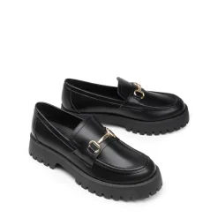 Slip Resistant Platform Chunky Penny Loafers