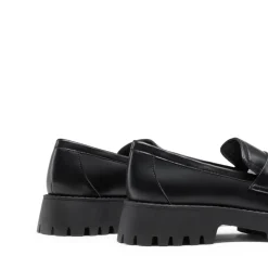 Slip Resistant Platform Chunky Penny Loafers