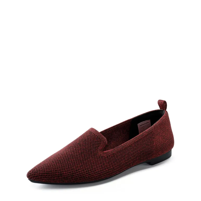 Slip-Resistant Slip-On Knit Loafers