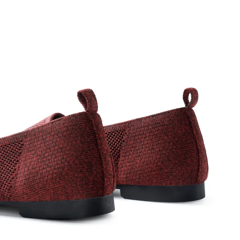 Slip-Resistant Slip-On Knit Loafers