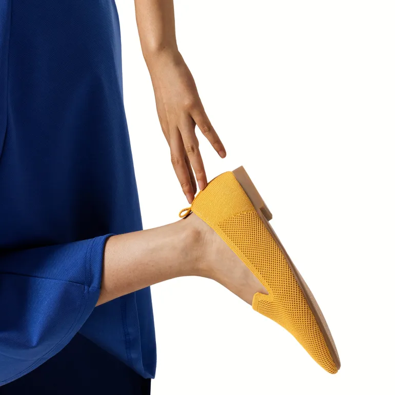 Slip-Resistant Slip-On Knit Loafers