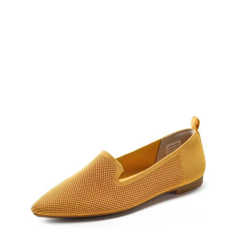 Slip-Resistant Slip-On Knit Loafers