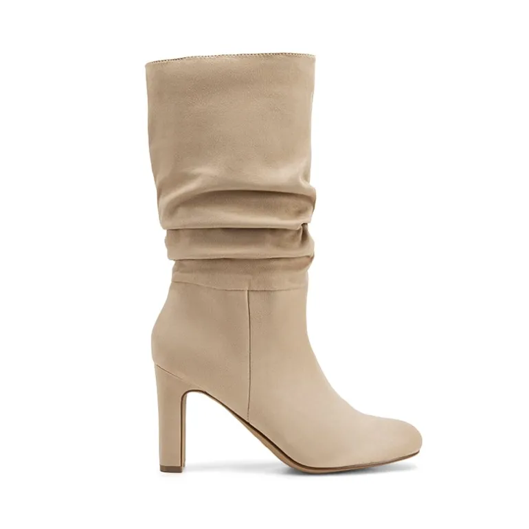 Slouchy Mid-calf Boots