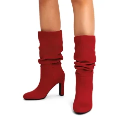 Slouchy Mid-calf Boots