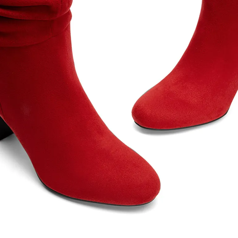 Slouchy Mid-calf Boots