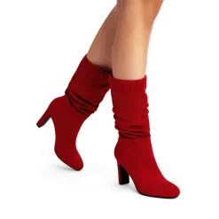 Slouchy Mid-calf Boots