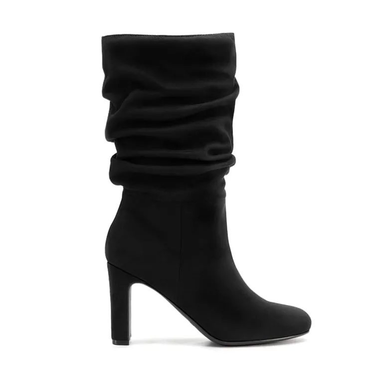 Slouchy Mid-calf Boots