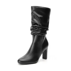 Slouchy Mid-calf Boots