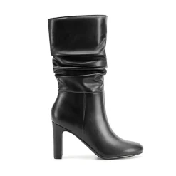 Slouchy Mid-calf Boots
