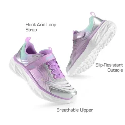 [Sparkle ColorBurst] Holographic Detail Running Shoes
