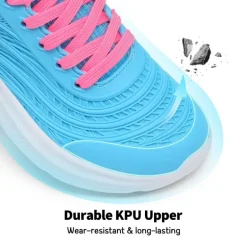 [Sparkle Glitter] Kids Lace-up Running Sneakers