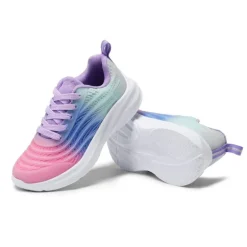 [Sparkle Glitter] Kids Lace-up Running Sneakers