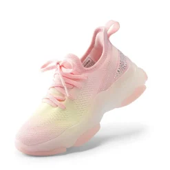 [Sparkle Pop] Kids Jelly Sole Lightweight Slip-On Sneakers