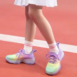 [Sparkle Pop] Kids Jelly Sole Lightweight Slip-On Sneakers