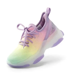 [Sparkle Pop] Kids Jelly Sole Lightweight Slip-On Sneakers