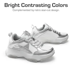 [Sparkle StarShimmer] Retro-inspired Star Accents Sneakers