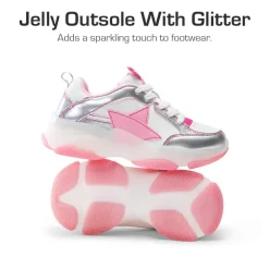 [Sparkle StarShimmer] Retro-inspired Star Accents Sneakers