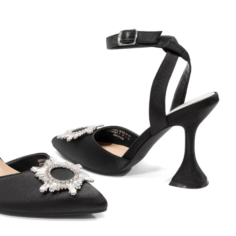 Sparkling Spool Heel Pumps