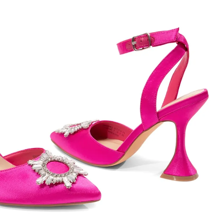 Sparkling Spool Heel Pumps