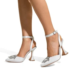Sparkling Spool Heel Pumps