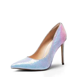 Sparkly Stiletto Sequin Pumps