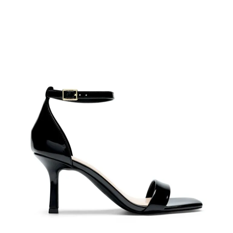 Square Toe Ankle Strap Heels