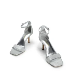 Square Toe Ankle Strap Heels