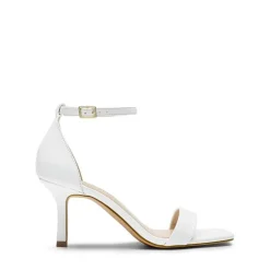 Square Toe Ankle Strap Heels