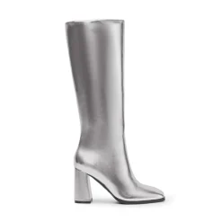 Square Toe Block Heel Knee-high Boots