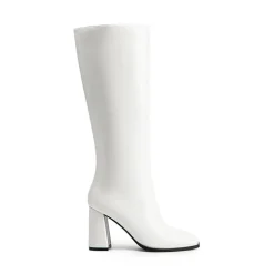 Square Toe Block Heel Knee-high Boots