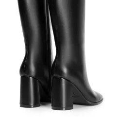 Square Toe Block Heel Knee-high Boots