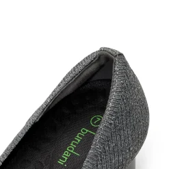 Square Toe Block Heel Knit Pumps