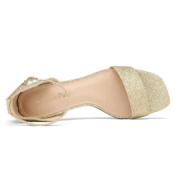 Square Toe Chunky Heel Sandals