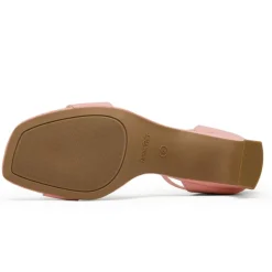 Square Toe Chunky Heel Sandals